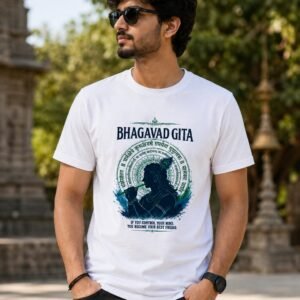 Krishna – The Wisdom Within | Bhagavad Gita Printed T-Shirt